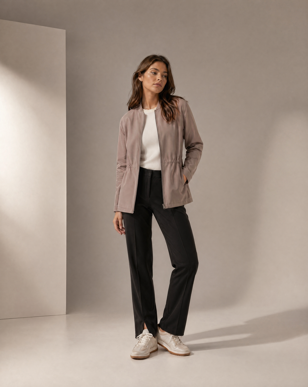 Front-Zip Jacket Elvi