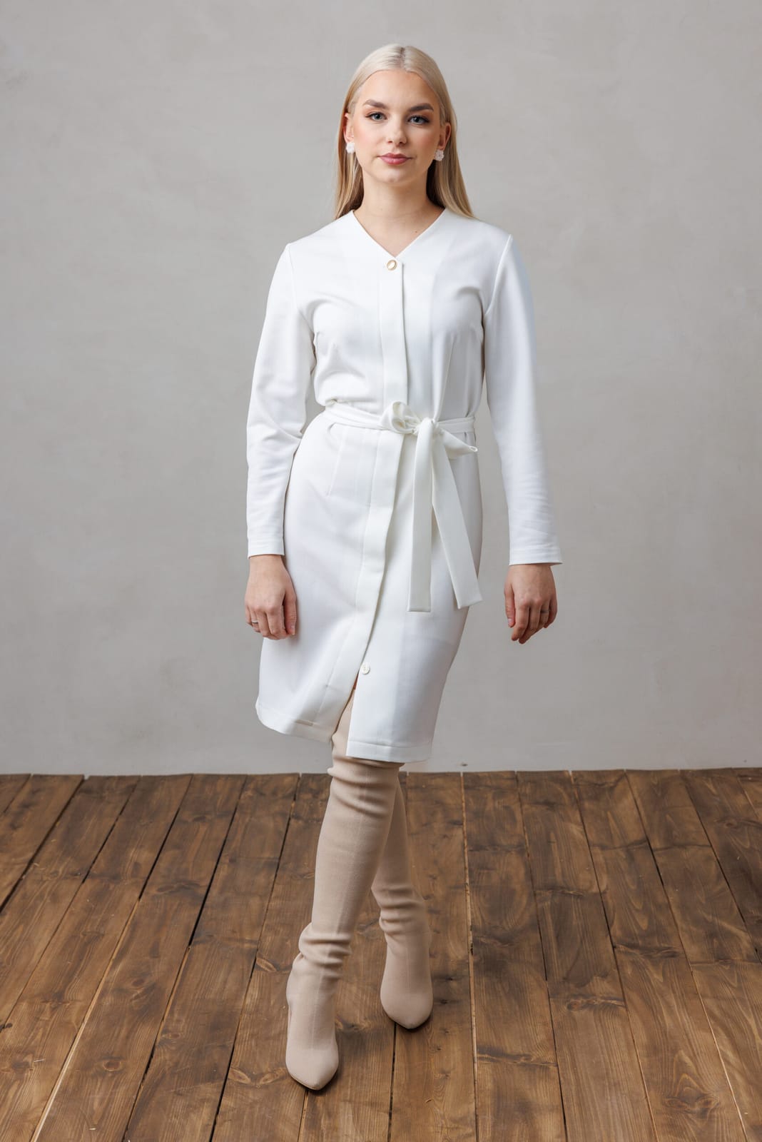 Front-Button Dress Astra