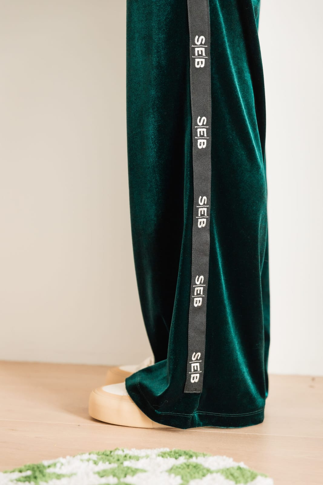 Green Velvet Pants SEB