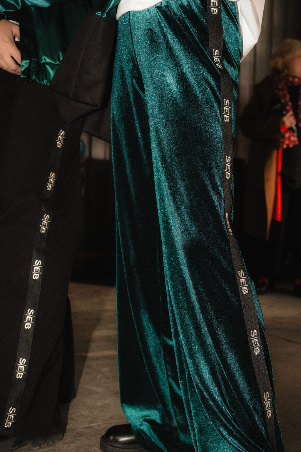 Green Velvet Pants SEB