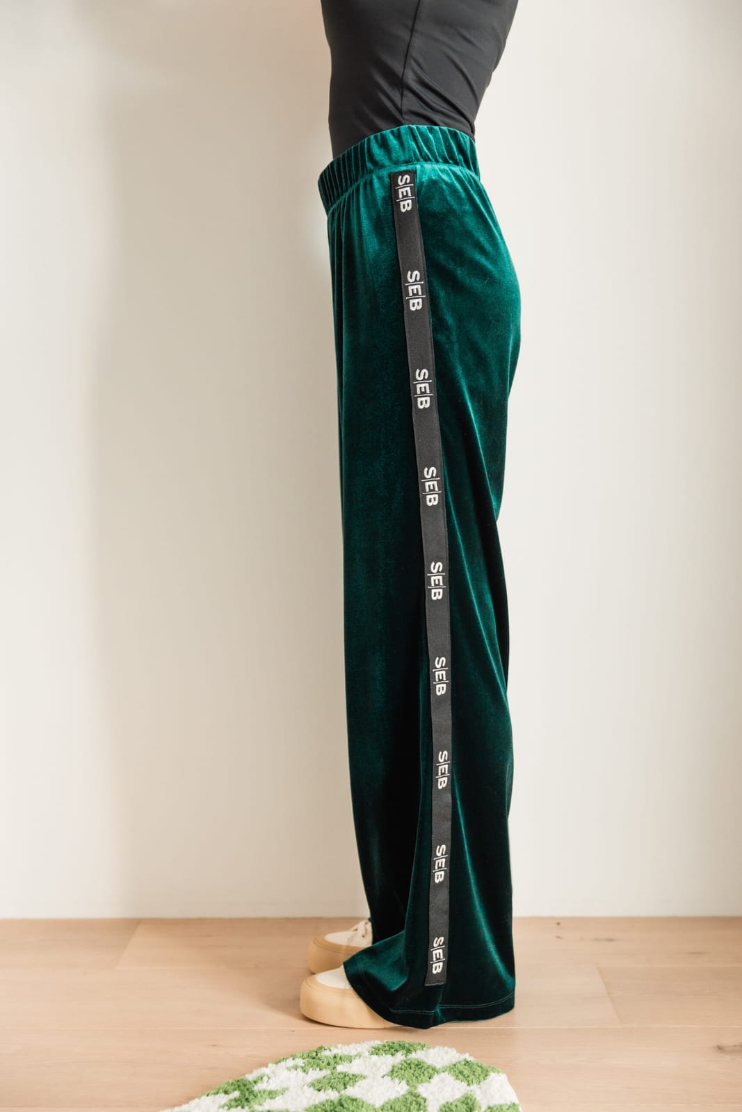 Green Velvet Pants SEB